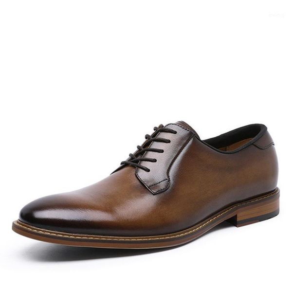 dress shoes 2021 autumn mens formal genuine leather oxford for men wedding men's brogues office lace up business men1, Black
dress shoes 2021 autumn mens formal genuine leather oxford for men wedding men's brogues office lace up business men1, Black