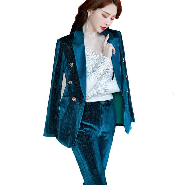 women's two piece pants arrival winter warm women fashion pant suit 2 set green blue wine formal blazer coat and trousers 24yd, White
women's two piece pants arrival winter warm women fashion pant suit 2 set green blue wine formal blazer coat and trousers 24yd, White