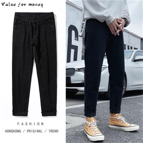 men's jeans autumn slim fashion washed solid color casual jean pants men streetwear wild hip hop straight denim trousers mens, Blue
men's jeans autumn slim fashion washed solid color casual jean pants men streetwear wild hip hop straight denim trousers mens, Blue