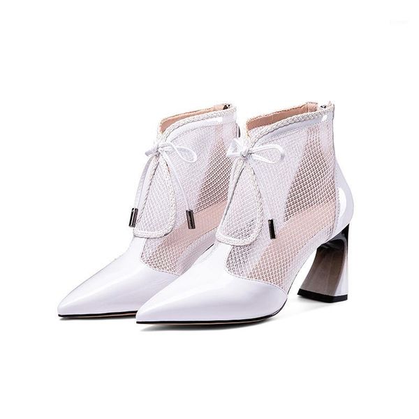 boots 2021 gladiator summer women high heels mesh ankle pointed toes genuine leather shoes black white size 41 42 431
boots 2021 gladiator summer women high heels mesh ankle pointed toes genuine leather shoes black white size 41 42 431
