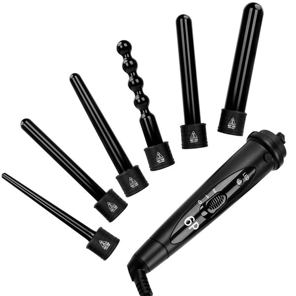 6-в-1 curling iron, профессиональный curling wand set, instant heat up бигуди для волос с 6 сменными керамическими бочки (0,35 '' до 1,25
6-в-1 curling iron, профессиональный curling wand set, instant heat up бигуди для волос с 6 сменными керамическими бочки (0,35 '' до 1,25
