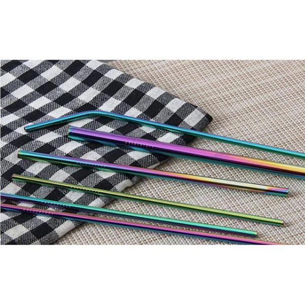 1000pcs colorful stainless steel straight curved drinking straw for mugs 6*215mm rainbow bend straws bar bent coffee jllgql home003
1000pcs colorful stainless steel straight curved drinking straw for mugs 6*215mm rainbow bend straws bar bent coffee jllgql home003