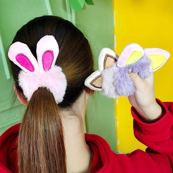 korean version of autumn winter cartoon ponytail loop net red cute girl rabbit ears tie hair rope ball head rubber band
korean version of autumn winter cartoon ponytail loop net red cute girl rabbit ears tie hair rope ball head rubber band