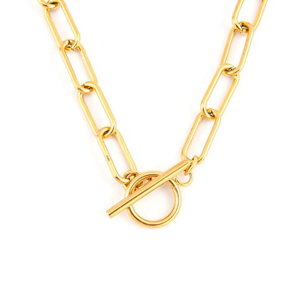 chains silver color/gold color stainless steel lock chain necklace for women men metal long o choker toggle collares
chains silver color/gold color stainless steel lock chain necklace for women men metal long o choker toggle collares