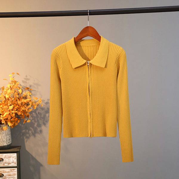 2021 new double zippe exposed navel women sweater v neck long sleeve single breasted knitted short cardigan femme autumn bfgf, White;black
2021 new double zippe exposed navel women sweater v neck long sleeve single breasted knitted short cardigan femme autumn bfgf, White;black
