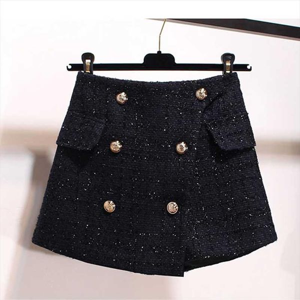 mini tweed skirts womens golden threads tweed skirts ladies fashion high waist double breasted skirt faldas, Black
mini tweed skirts womens golden threads tweed skirts ladies fashion high waist double breasted skirt faldas, Black