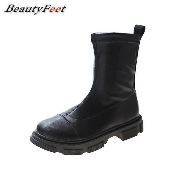 boots ankle for women shoes woman slip on thick bottom platform solid soft leather 2021 autumn winter plus size, Black
boots ankle for women shoes woman slip on thick bottom platform solid soft leather 2021 autumn winter plus size, Black