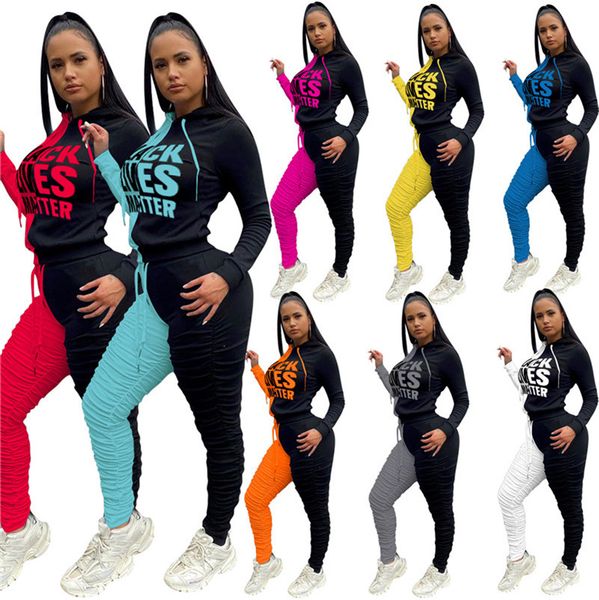 women tracksuit black lives matter letters long sleeves hooded fleece pleated pants leggings winter thickened sports suit s-2xl d102102, Gray
women tracksuit black lives matter letters long sleeves hooded fleece pleated pants leggings winter thickened sports suit s-2xl d102102, Gray