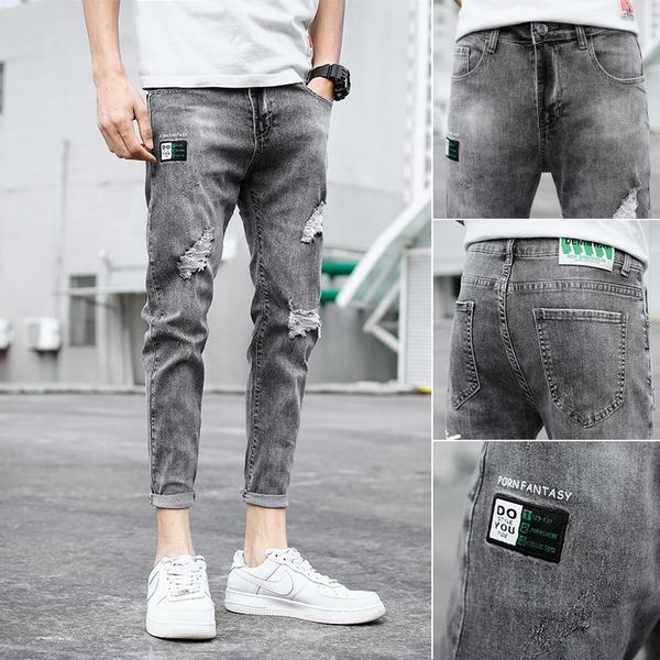 l5fjo jeans slim 2020 casual fit feet thin pants korean trousers and trousersfashion summer men's fashion ankle-length pants men's, Blue
l5fjo jeans slim 2020 casual fit feet thin pants korean trousers and trousersfashion summer men's fashion ankle-length pants men's, Blue