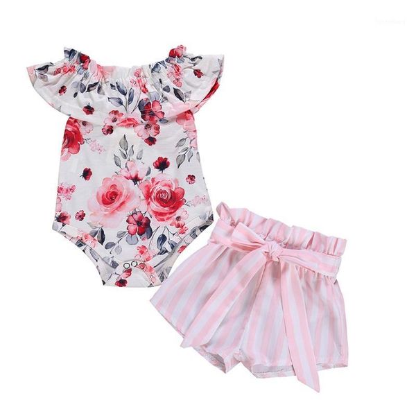 summer newborn infant baby girls clothes 2pcs sets pink strap shorts off-shoulder ruffles cute cotton clothing1, White
summer newborn infant baby girls clothes 2pcs sets pink strap shorts off-shoulder ruffles cute cotton clothing1, White