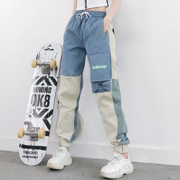 new loose cargo 2021 autumn drawstring jogger pant plus female size high street sportwear pants i3c3, Black;white
new loose cargo 2021 autumn drawstring jogger pant plus female size high street sportwear pants i3c3, Black;white
