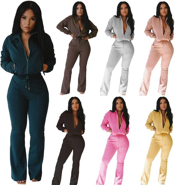 sweat suits women women's fashion long sleeve slim zipper sports casual pure color suit 2-piece set simple and stylish warm f4, Gray
sweat suits women women's fashion long sleeve slim zipper sports casual pure color suit 2-piece set simple and stylish warm f4, Gray