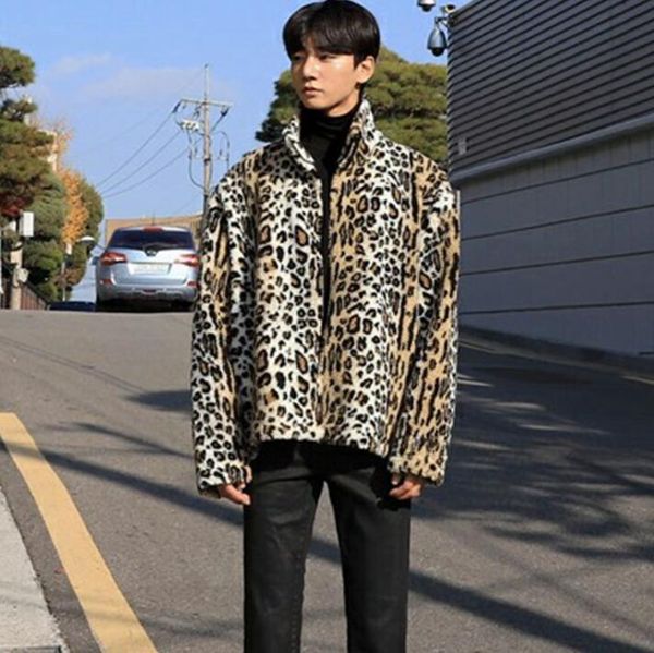 leopard leather jacket mens warm faux fur leather coat men loose jackets winter autumn thicken jaqueta de couro fashion, Black
leopard leather jacket mens warm faux fur leather coat men loose jackets winter autumn thicken jaqueta de couro fashion, Black