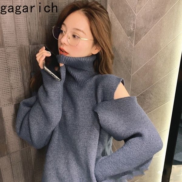 gagarich women thick sweater korean-style new autumn winter fashion off-shoulder knitted casual pullover warm 201120, White;black
gagarich women thick sweater korean-style new autumn winter fashion off-shoulder knitted casual pullover warm 201120, White;black