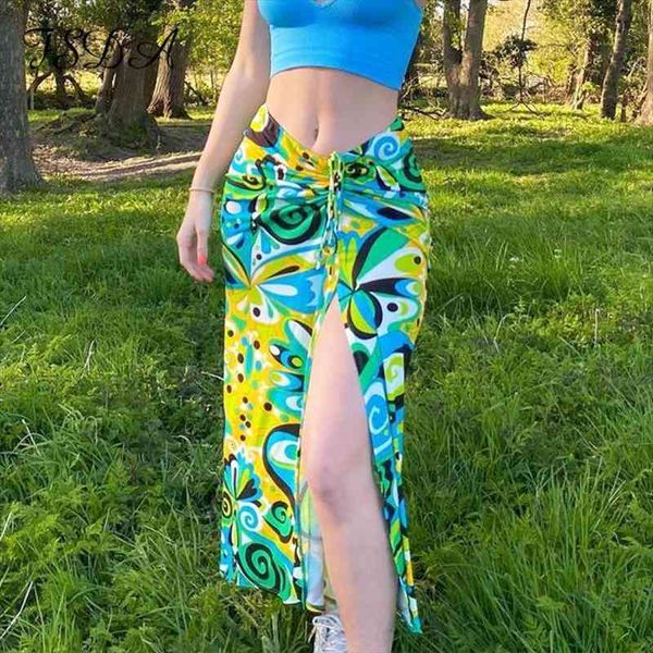 summer green print midi bodycon skirt women split high waist ruched casual y2k bandage beach pencil skirts, Black
summer green print midi bodycon skirt women split high waist ruched casual y2k bandage beach pencil skirts, Black
