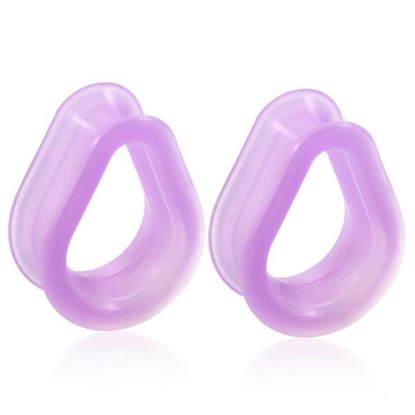 2pcs sile ear plugs and tunnels flexible thin water drop shaped ear gauge expander stretcher earlets ear piercing body jewel q sqcqlz, Silver
2pcs sile ear plugs and tunnels flexible thin water drop shaped ear gauge expander stretcher earlets ear piercing body jewel q sqcqlz, Silver