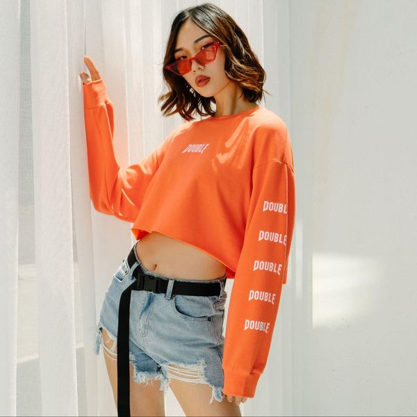 loose sweatshirt 2020 autumn o neck long sleeve letter printed orange hoodies women cotton casual crop top, Black
loose sweatshirt 2020 autumn o neck long sleeve letter printed orange hoodies women cotton casual crop top, Black