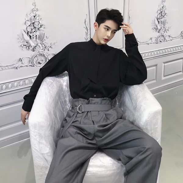 couple clothing men women shirts long sleeve shirt men fashion casual bow tie collar chiffon long sleeve shirt male b701, White;black
couple clothing men women shirts long sleeve shirt men fashion casual bow tie collar chiffon long sleeve shirt male b701, White;black