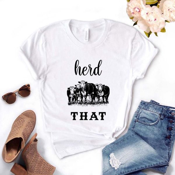 herd that cow women tshirt cotton casual funny t shirt gift for lady yong girl tee pm-30, White
herd that cow women tshirt cotton casual funny t shirt gift for lady yong girl tee pm-30, White