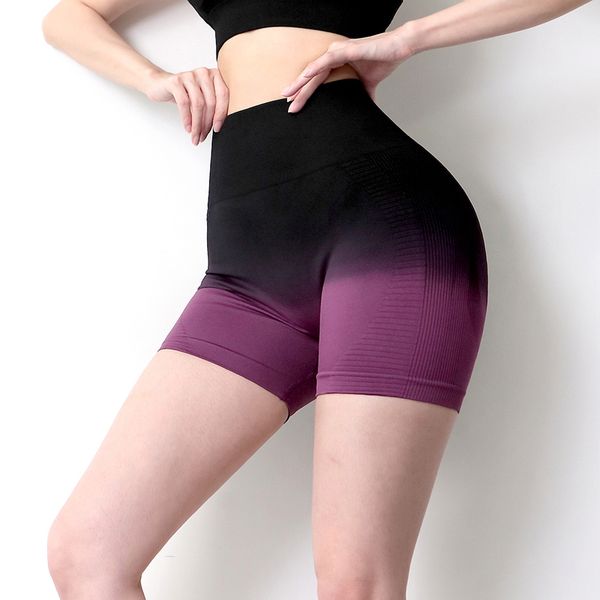 summer breathable sport yoga shorts for women fitness seamless high waist gym deep squat gradient color running biker shorts, White;black
summer breathable sport yoga shorts for women fitness seamless high waist gym deep squat gradient color running biker shorts, White;black