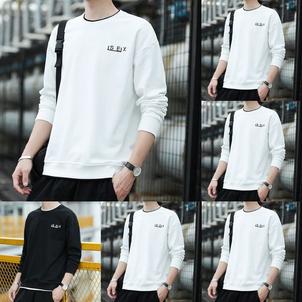 6ejnr men's round neck fashion brand autumn embroidered sweatersweater sweater winter and korean for trendy embroidery men's cloth, Black
6ejnr men's round neck fashion brand autumn embroidered sweatersweater sweater winter and korean for trendy embroidery men's cloth, Black