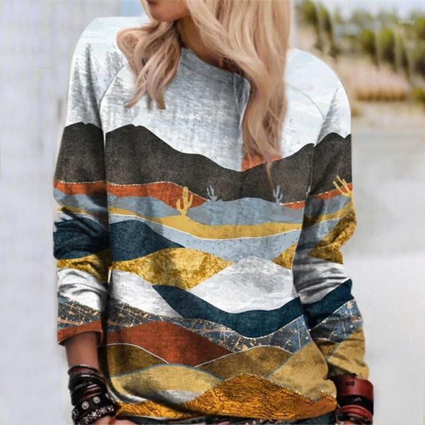 women's hoodies & sweatshirts aesthetic women fashion o-neck landscape painting print long sleeves loose blouse autumn and winter hara, Black
women's hoodies & sweatshirts aesthetic women fashion o-neck landscape painting print long sleeves loose blouse autumn and winter hara, Black