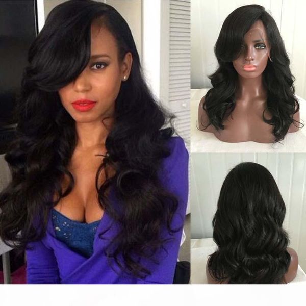 brazilian human hair lace wigs glueless lace front wig for black women full lace human hair wigs with bangs fashion girl, Black;brown
brazilian human hair lace wigs glueless lace front wig for black women full lace human hair wigs with bangs fashion girl, Black;brown