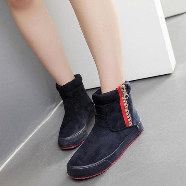 famous general winter high shoes female side zipper thickened plush cotton shoes thermal antiskid short boots cotton boots, Black
famous general winter high shoes female side zipper thickened plush cotton shoes thermal antiskid short boots cotton boots, Black