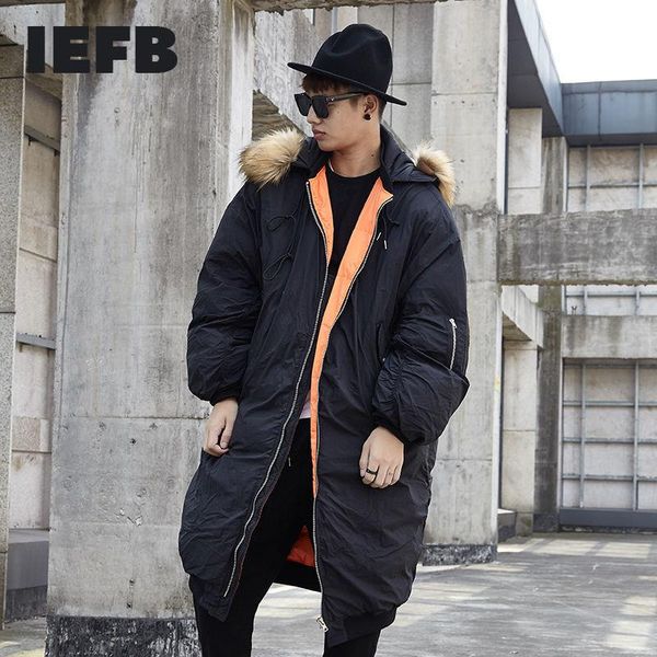 men's down & parkas iefb /men's wear winter oversize coat for male 2021 fashion fur collar winkled long sleeve zipper warm jacket, Black
men's down & parkas iefb /men's wear winter oversize coat for male 2021 fashion fur collar winkled long sleeve zipper warm jacket, Black