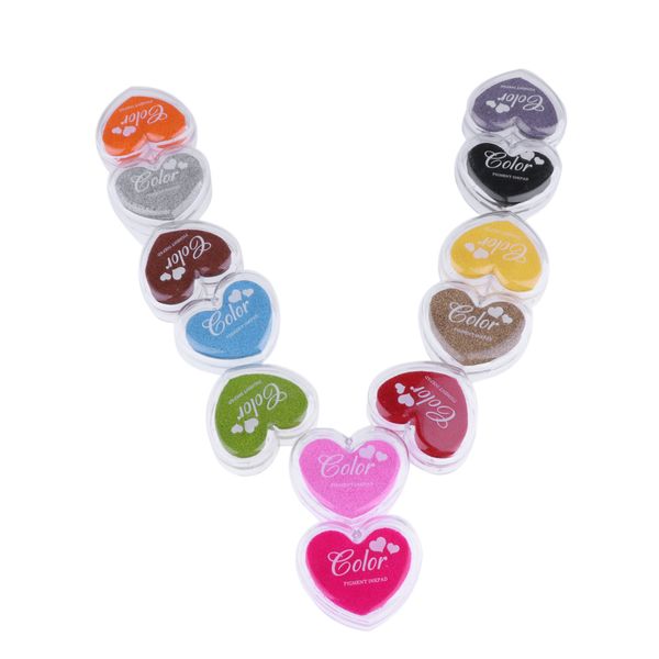 12 цветов heart shaped чернил колодки для резиновых штампов изготовление карты diy scrapbooking
12 цветов heart shaped чернил колодки для резиновых штампов изготовление карты diy scrapbooking