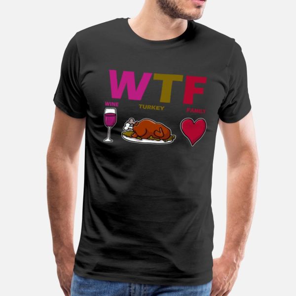 thankgiving wtf wine turkey family gift t shirt lovely tracksuit hoodie sweatshirt