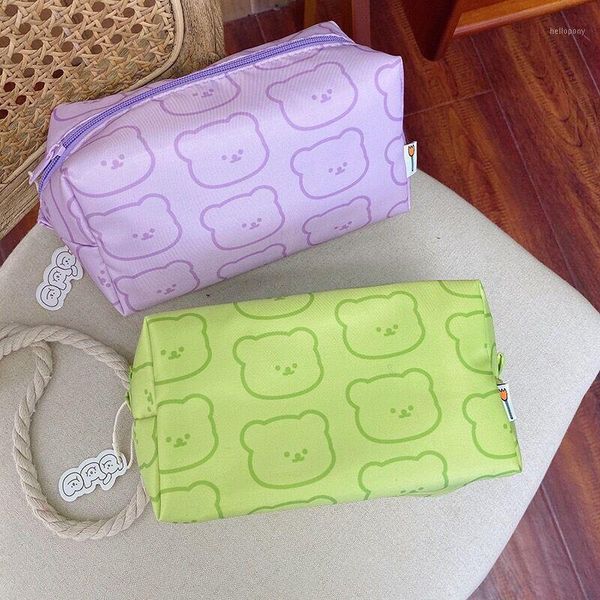 new bentoy milkjoy korea fashion girls cosmetic case large capacity bear make up bag home storage holder travel wash pocket1
new bentoy milkjoy korea fashion girls cosmetic case large capacity bear make up bag home storage holder travel wash pocket1
