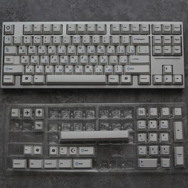 pbt keycap white blue russian dye subbed cherry profile keycaps 1.75u 2u 2.25u shift 6.25u 7u spacebar for mechanical keyboard
pbt keycap white blue russian dye subbed cherry profile keycaps 1.75u 2u 2.25u shift 6.25u 7u spacebar for mechanical keyboard