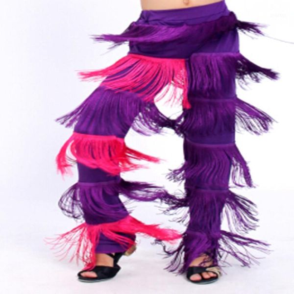 female latin dance pants tassel square dance costume modern pants trousers1, Black;red
female latin dance pants tassel square dance costume modern pants trousers1, Black;red