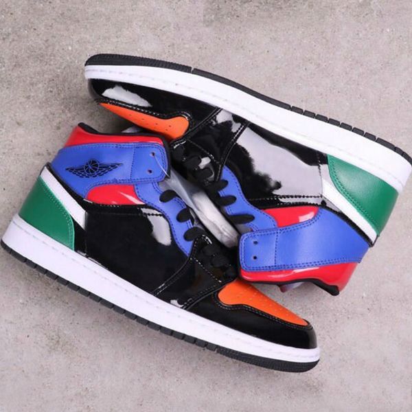 1 mid se wmns multi patent women men basketball shoes blue red green black muti color sneakers mens outdoor sports shoes trainers
1 mid se wmns multi patent women men basketball shoes blue red green black muti color sneakers mens outdoor sports shoes trainers