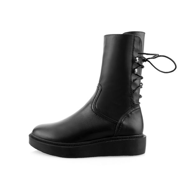 2021spring and winter fashion women's boots leather fabric side zip cross straps round toe flat heel women shoes, Black
2021spring and winter fashion women's boots leather fabric side zip cross straps round toe flat heel women shoes, Black