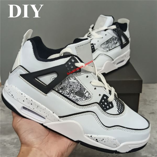 4 basketball shoes diy red thunder white oreo university blue lightning infrared metallic green black cat bred noir paris 4s men women desig
4 basketball shoes diy red thunder white oreo university blue lightning infrared metallic green black cat bred noir paris 4s men women desig