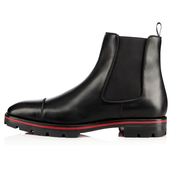 luxurys designers men's ankle boots red bottoms booties melon boots black calfskin rubber lug sole mens fashion booty famous 281t
luxurys designers men's ankle boots red bottoms booties melon boots black calfskin rubber lug sole mens fashion booty famous 281t