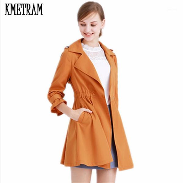 kmetram nine sleeve thin trench coat slim simply solid color women's windbreaker 2018 fashion middle long casaco feminino hh9901, Tan;black
kmetram nine sleeve thin trench coat slim simply solid color women's windbreaker 2018 fashion middle long casaco feminino hh9901, Tan;black