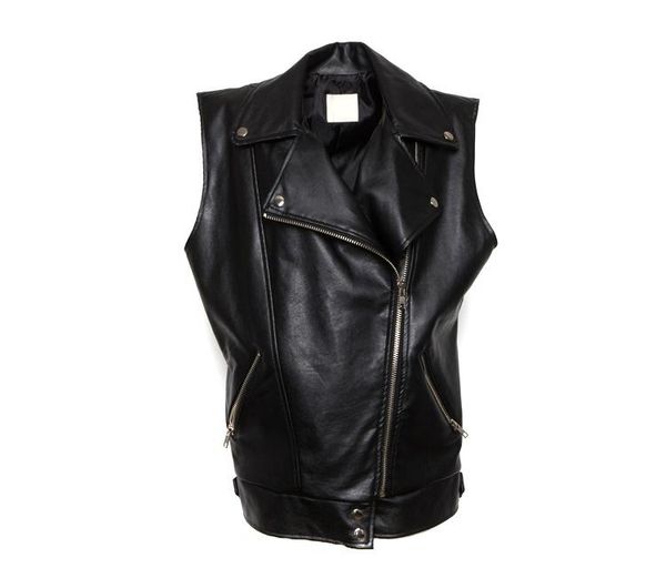 women's jackets spring leather jacket locomotive women sleeveless cardigan casaco feminino windbreaker casacos, Black;brown
women's jackets spring leather jacket locomotive women sleeveless cardigan casaco feminino windbreaker casacos, Black;brown