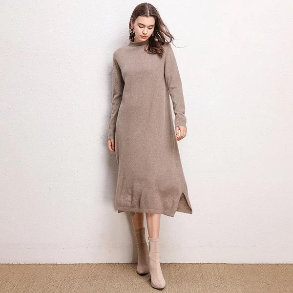casual dresses autumn and winter style pure color fashion temperament loose knitted dress women1, Black;gray
casual dresses autumn and winter style pure color fashion temperament loose knitted dress women1, Black;gray