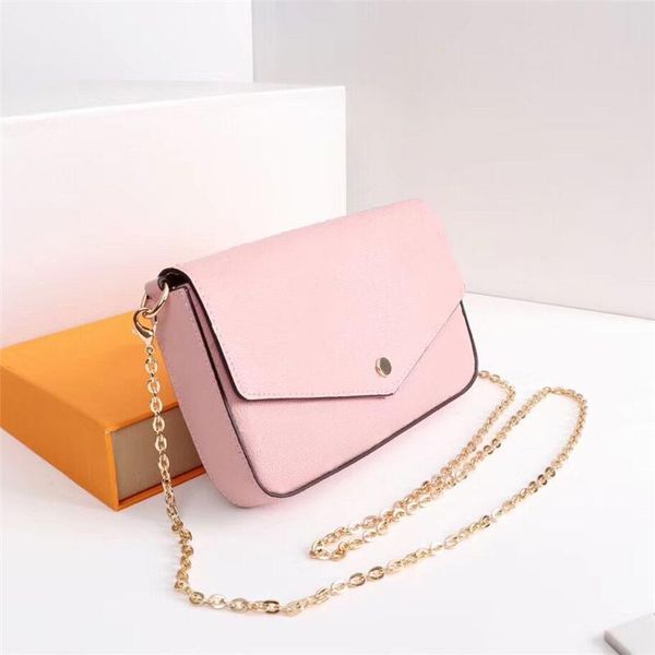 three-piece wallet fashion retro envelopes chain simple p0chete fellcle shoulder bags with box ing
three-piece wallet fashion retro envelopes chain simple p0chete fellcle shoulder bags with box ing