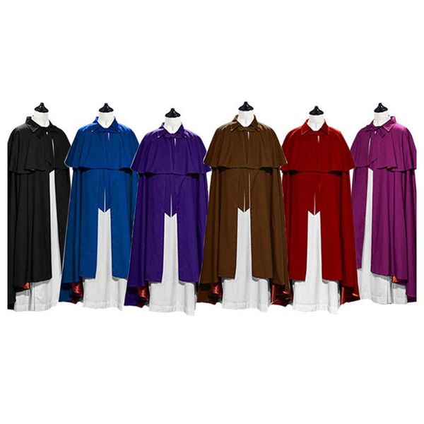 costume accessories cossky 6colors medieval kings guard cloak halloween knight cosplay renaissance cape, Silver
costume accessories cossky 6colors medieval kings guard cloak halloween knight cosplay renaissance cape, Silver