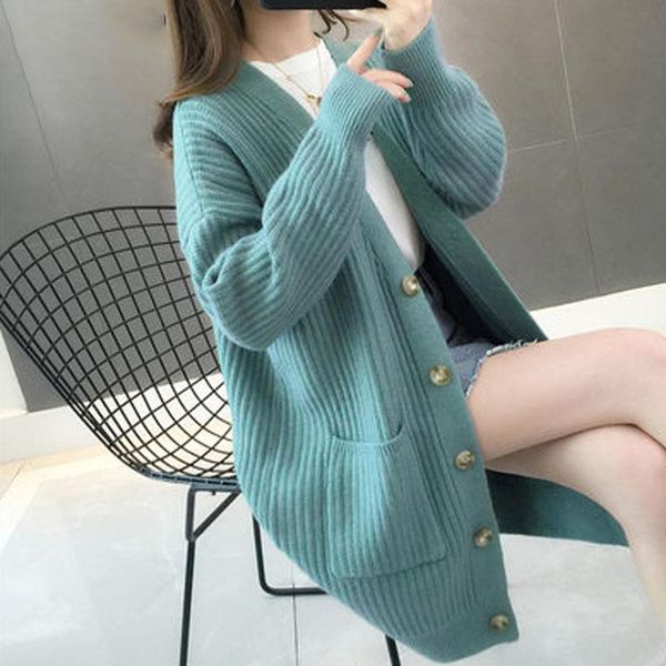 women's knits & tees women sweater autumn winter fashion cardigans long sleeve button casual solid cardigan, White
women's knits & tees women sweater autumn winter fashion cardigans long sleeve button casual solid cardigan, White