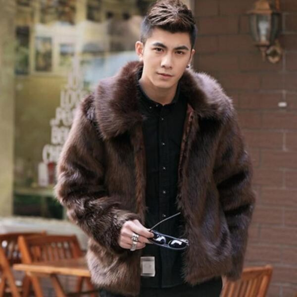men's fur & faux men winter black fashion luxury coat turn-down collar full coats jacket jaqueta size 3xl
men's fur & faux men winter black fashion luxury coat turn-down collar full coats jacket jaqueta size 3xl