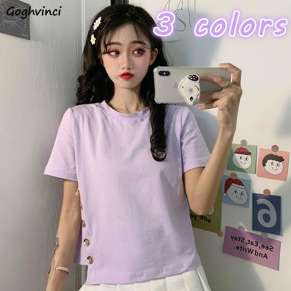 short sleeve t-shirts women buttons irregular crop summer ins designed casual all-match korean loose slender femme chic kg-1051, White
short sleeve t-shirts women buttons irregular crop summer ins designed casual all-match korean loose slender femme chic kg-1051, White