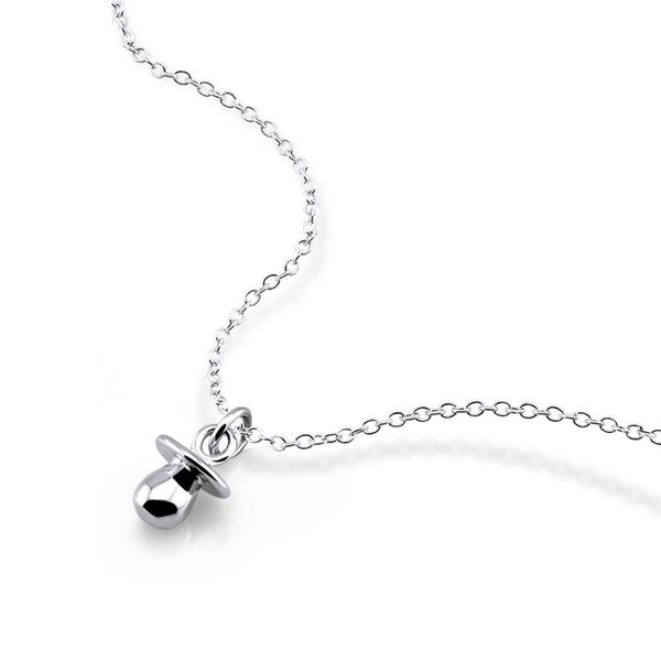 fashion jewelry 925 sterling silver pacifier shape charm for jewelry making fashion pendant accessories length necklace charms q0531
fashion jewelry 925 sterling silver pacifier shape charm for jewelry making fashion pendant accessories length necklace charms q0531