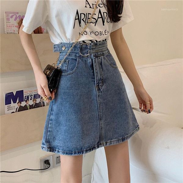 skirts women 2021 summer blue solid casual high waist a-line pencil denim street pockets button all-matched jeans skirt f431, Black
skirts women 2021 summer blue solid casual high waist a-line pencil denim street pockets button all-matched jeans skirt f431, Black