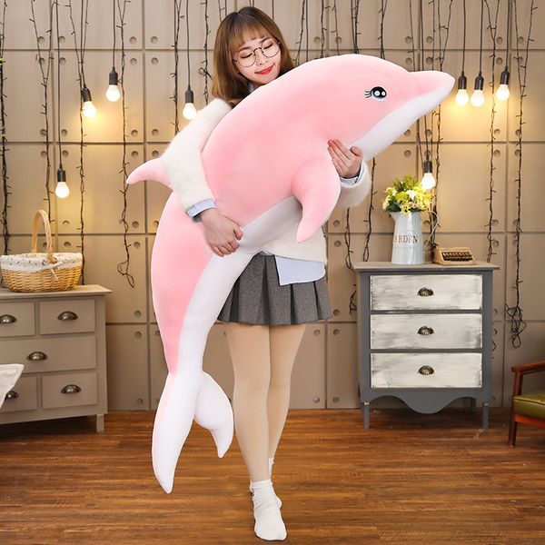 100-120cm new large lucky pink dolphin stuffed toy stuffed down cotton animal nap pillow kids toy gift for girls home decoration
100-120cm new large lucky pink dolphin stuffed toy stuffed down cotton animal nap pillow kids toy gift for girls home decoration