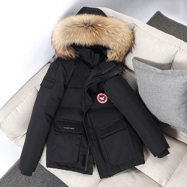winter jacket down parkas coat fur hooded collar -30 degree thick warm windbreaker men windproof jackets coats size s-3xl, Black
winter jacket down parkas coat fur hooded collar -30 degree thick warm windbreaker men windproof jackets coats size s-3xl, Black